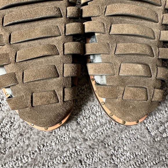 Sz 8 CROWN VINTAGE Vaishali Leather Mules, Like New - Picture 3 of 6